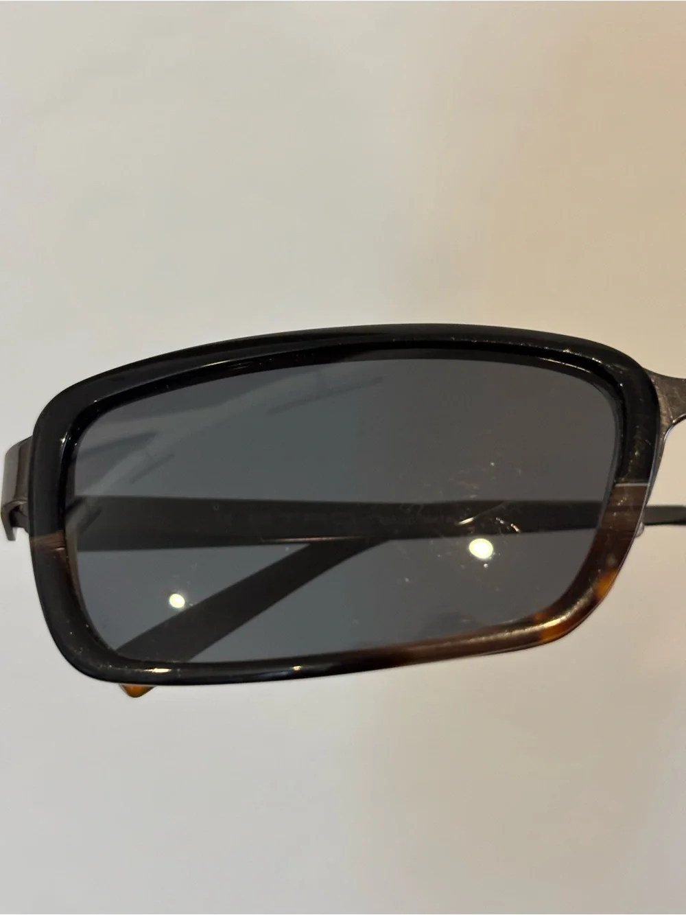 Etro SE 9560 Rectangular Metal and Tortiseshell Sunglasses